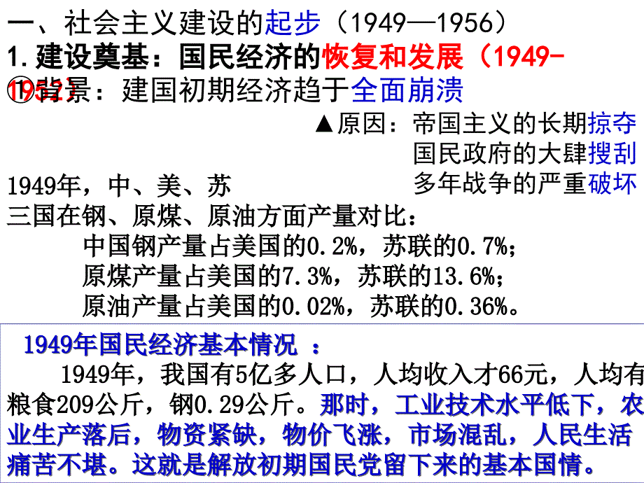 历史：第四单元《中国特色社 会 主 义建设的道路》复习课件(人教版必修二)_第3页