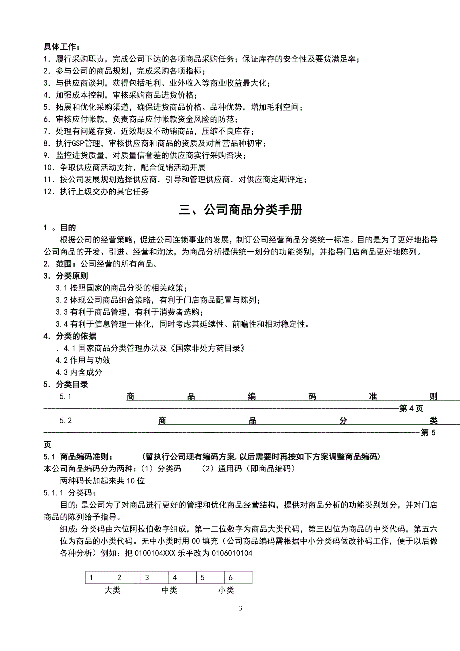 知名连锁零售药店商品管理手册（即下即用）_第3页