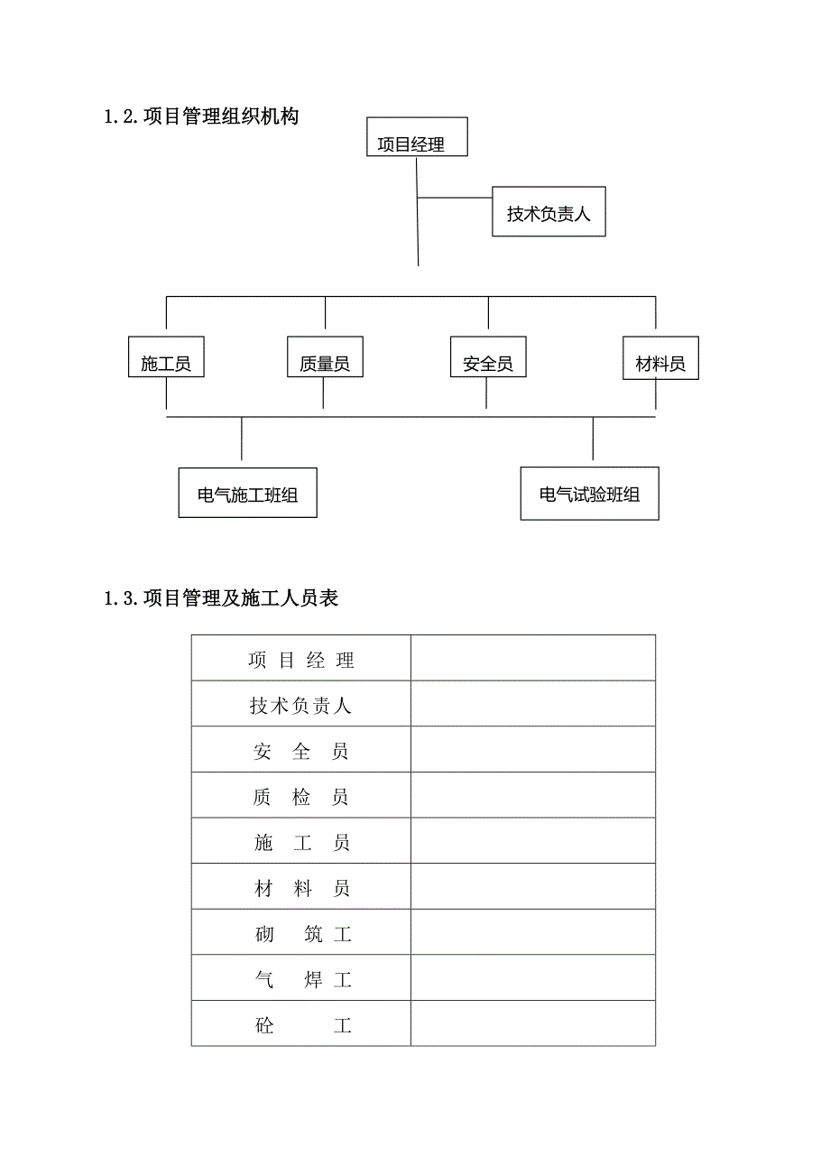 某小区供配电工程施工组织设计_第4页