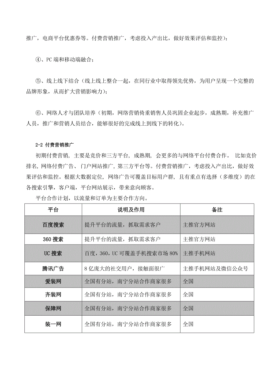 装修公司网络营销推广方案_第2页