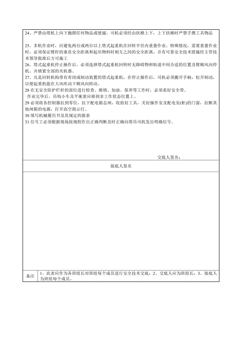 塔吊班组安全技术交底_第2页