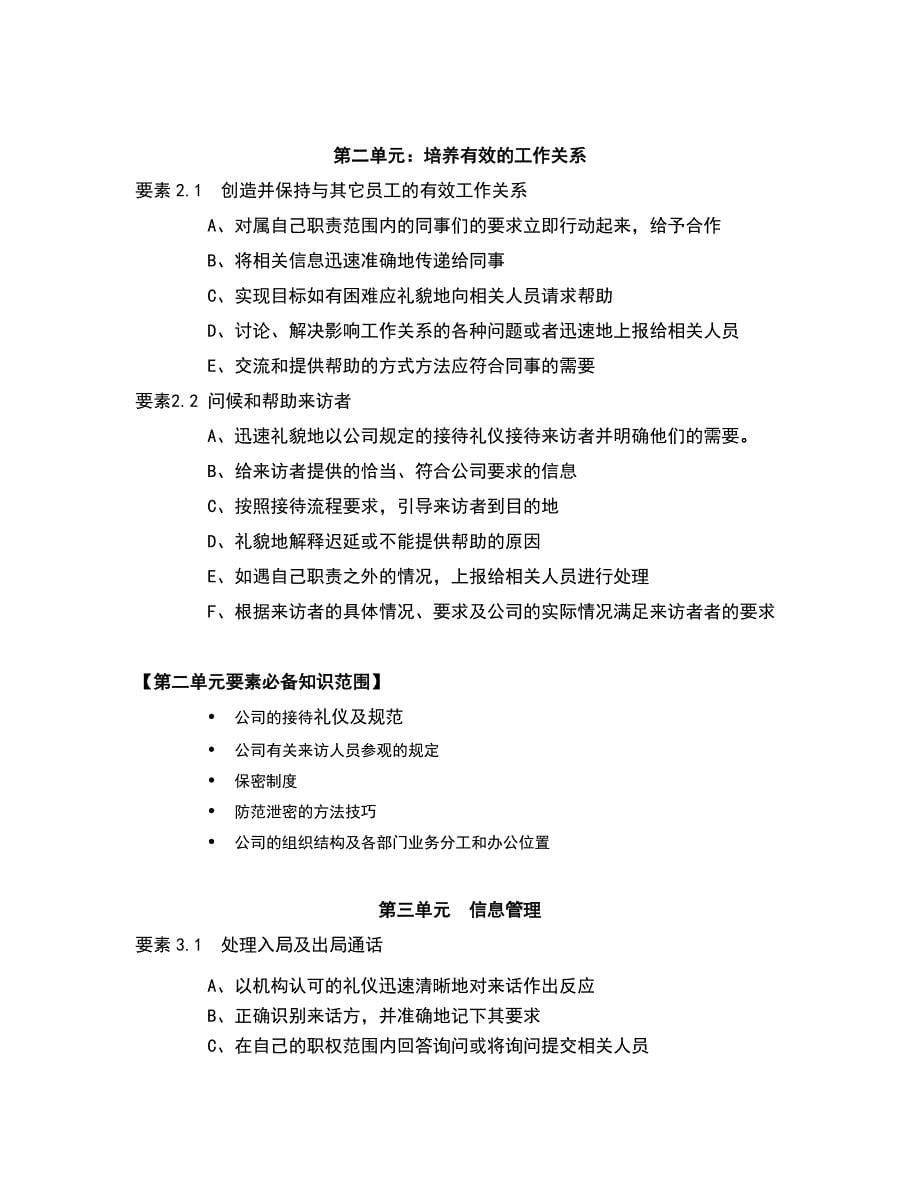 优秀企业秘书任职资格等级管理办法（人力资源实践）_第5页