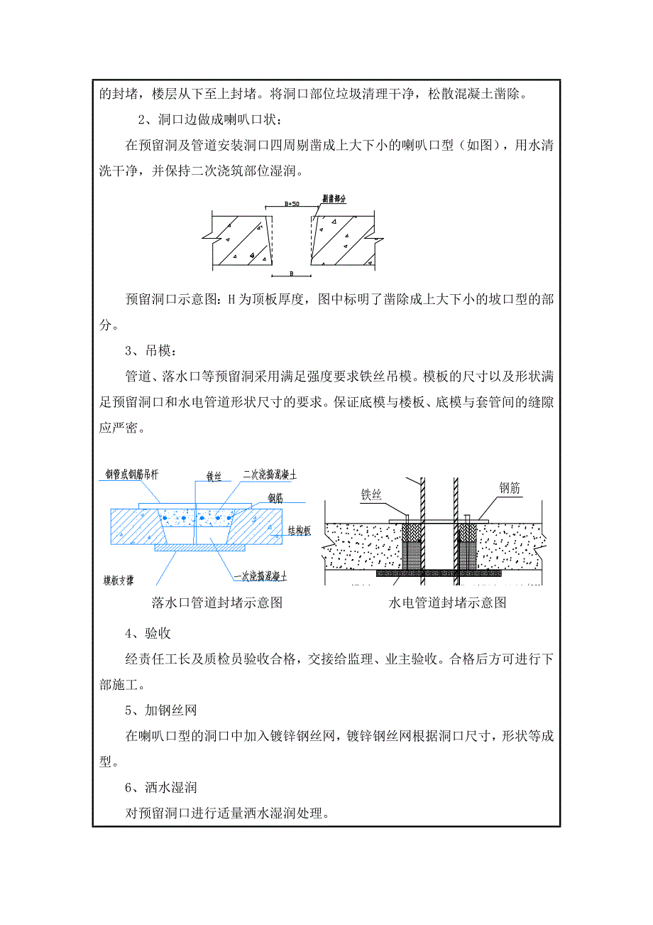 中建预留洞封堵施工技术交底_第2页