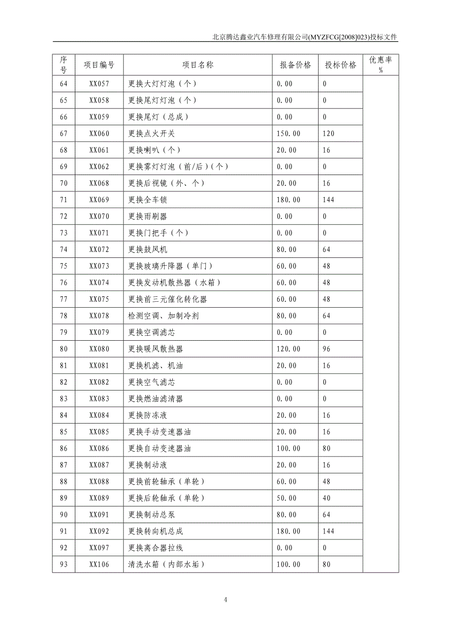 汽修厂投标文件_第4页