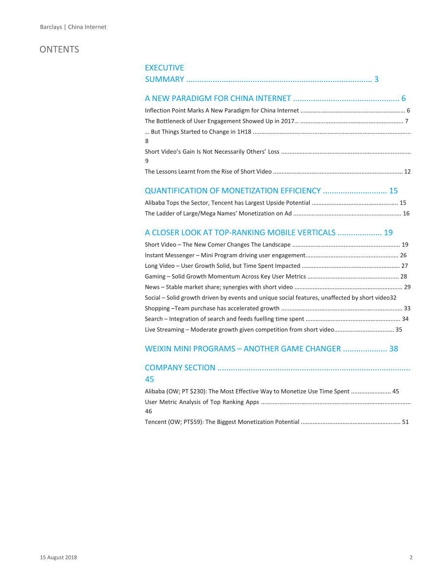 巴克莱-中国互联网高歌猛进，除了股价_第2页