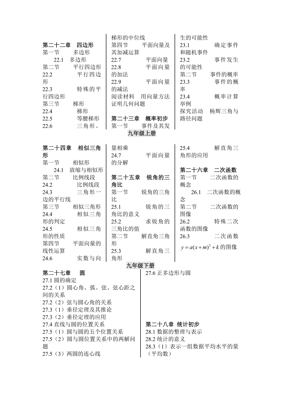 沪教版初中数学目录.doc_第4页