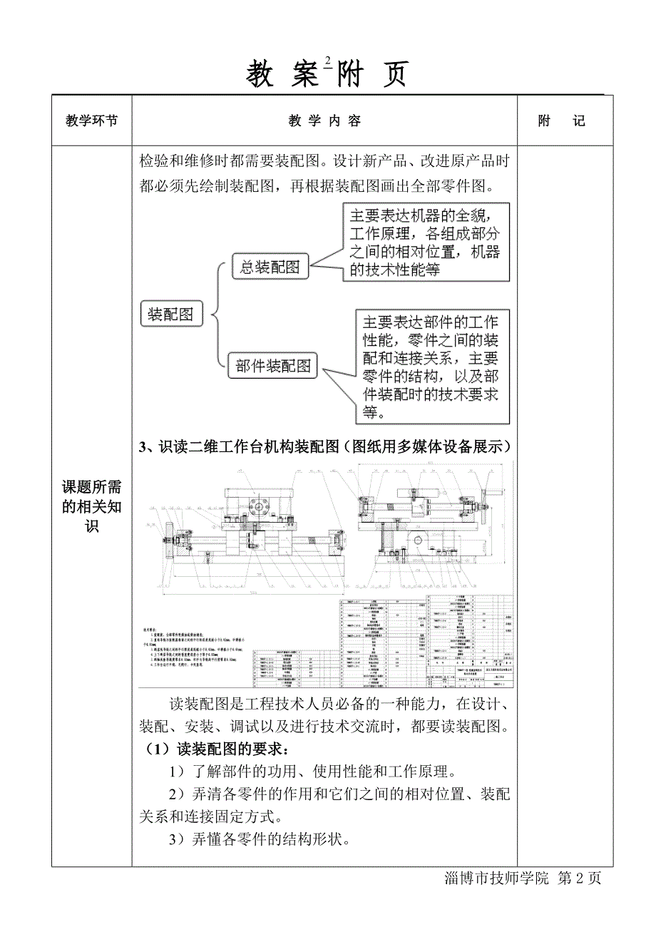 二维工作台装配与调整电子教案_第3页