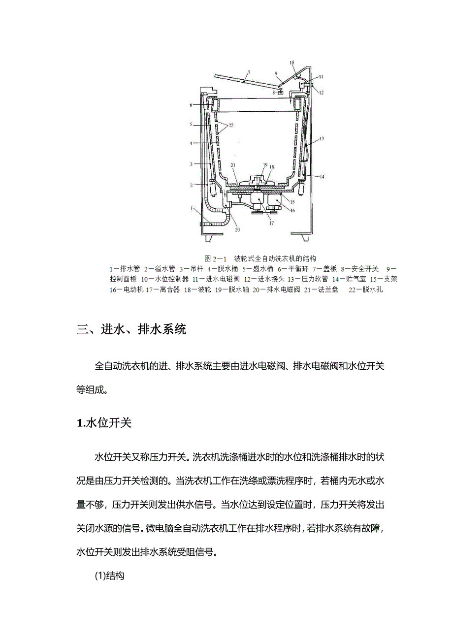 全自动洗衣机设计说明书_第2页