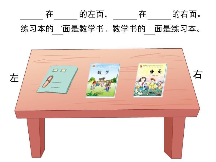 苏教版小学数学一年级上册认识左右_第5页