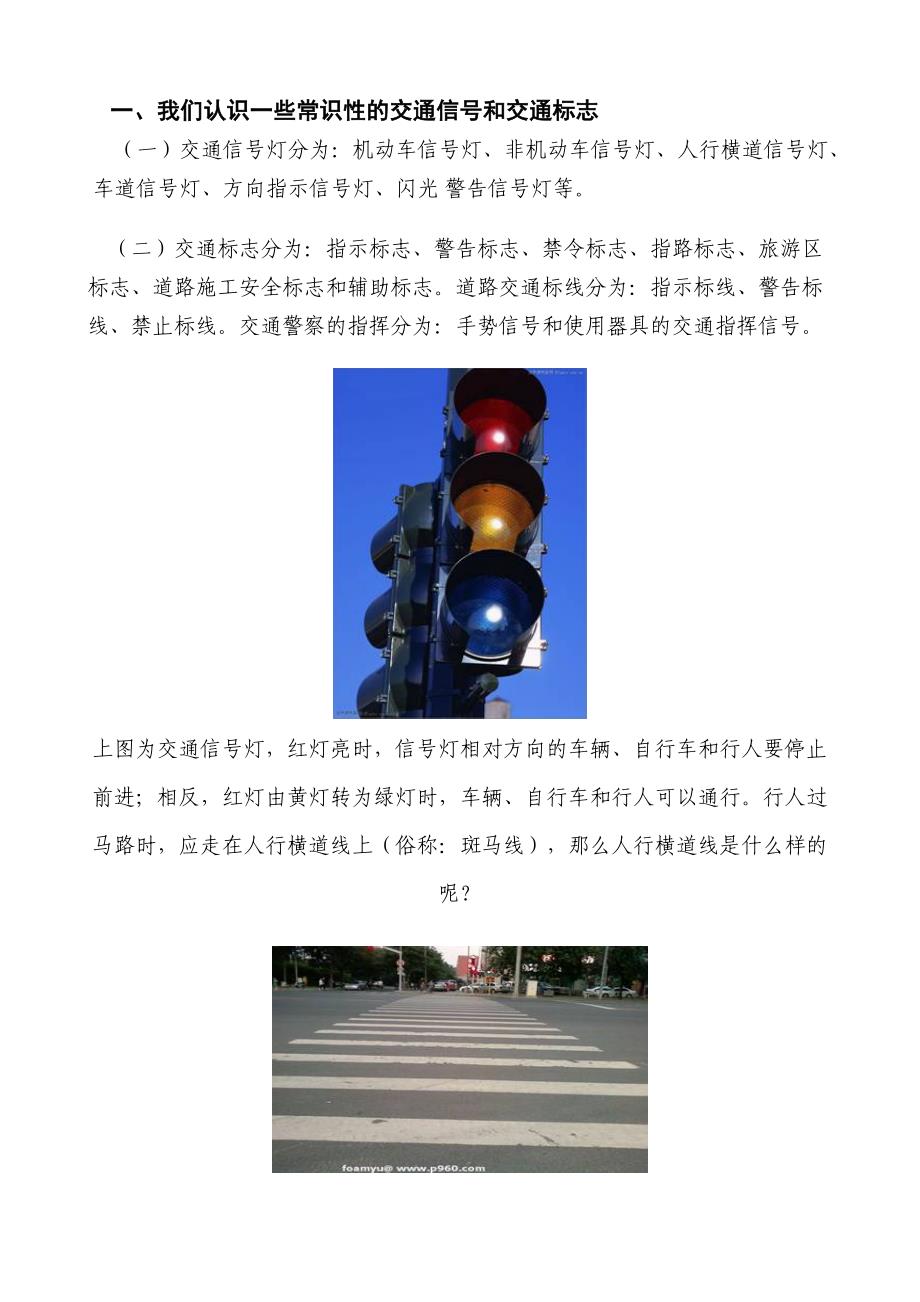 中小学生交通安全常识教育手册(1)_第3页