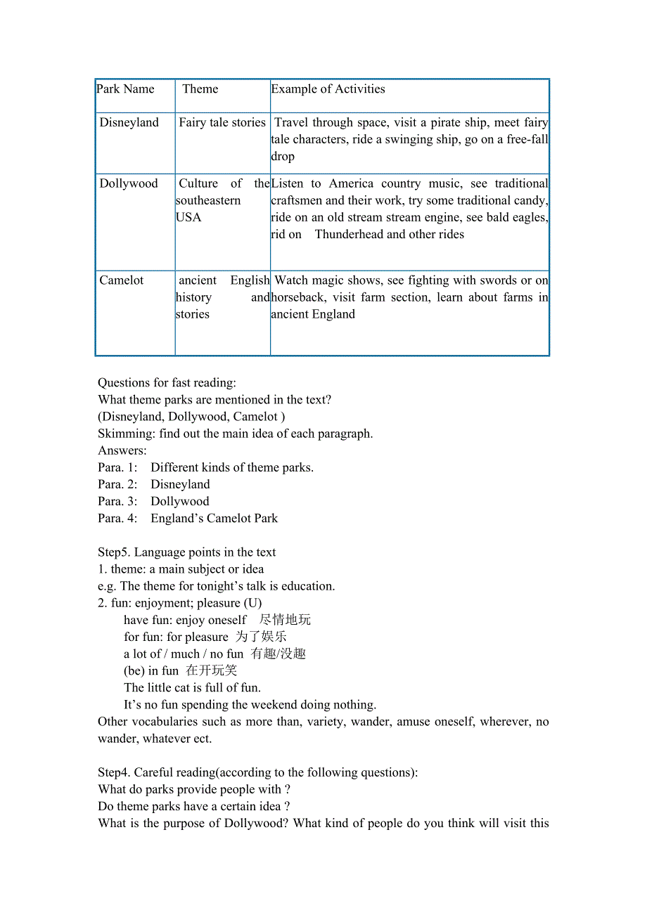 unit-5-theme-parks全单元教案_第3页