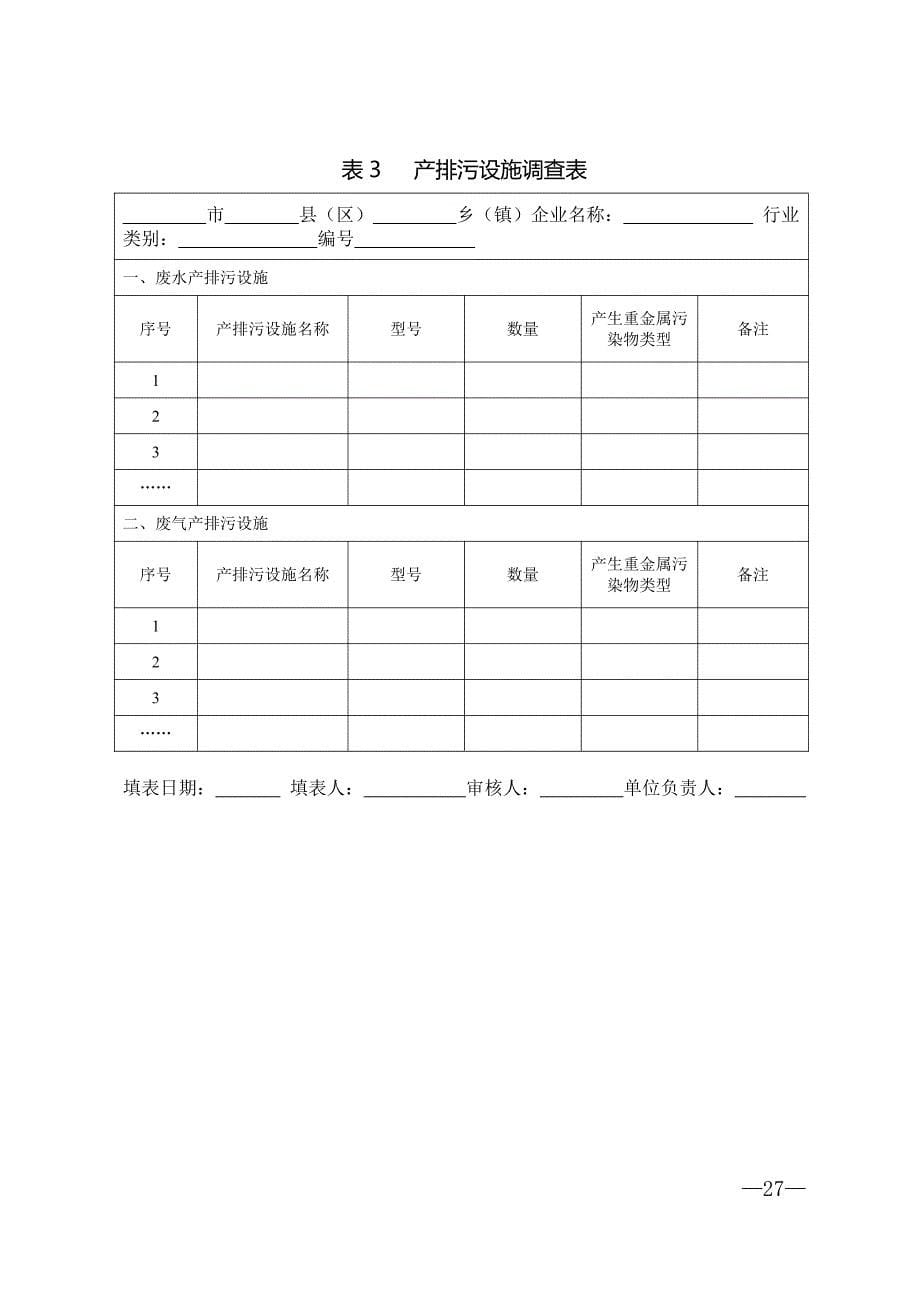 重金属污染调查表(企业)_第5页