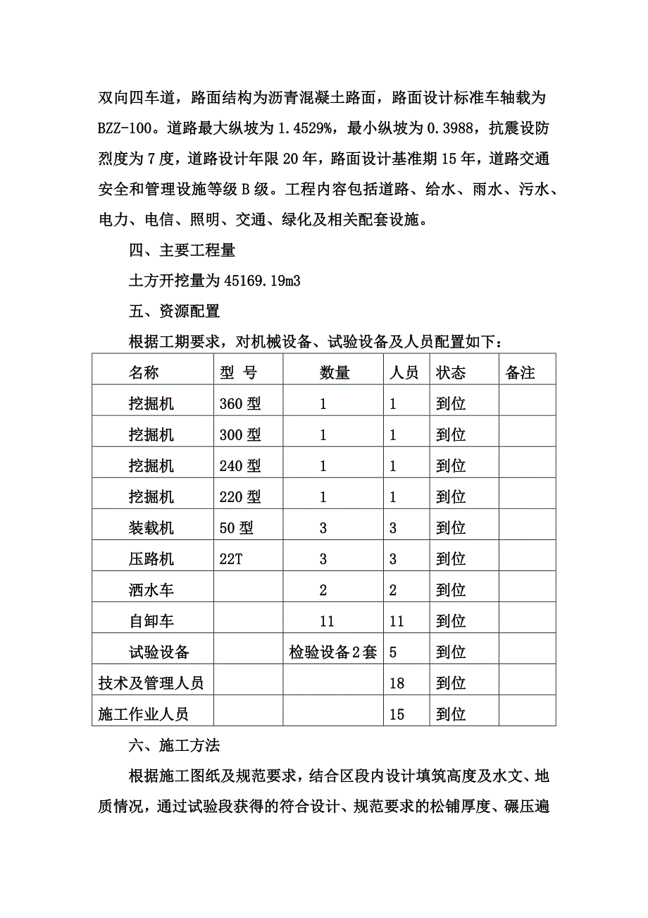 路基土方开挖施工方案新港一路_第4页