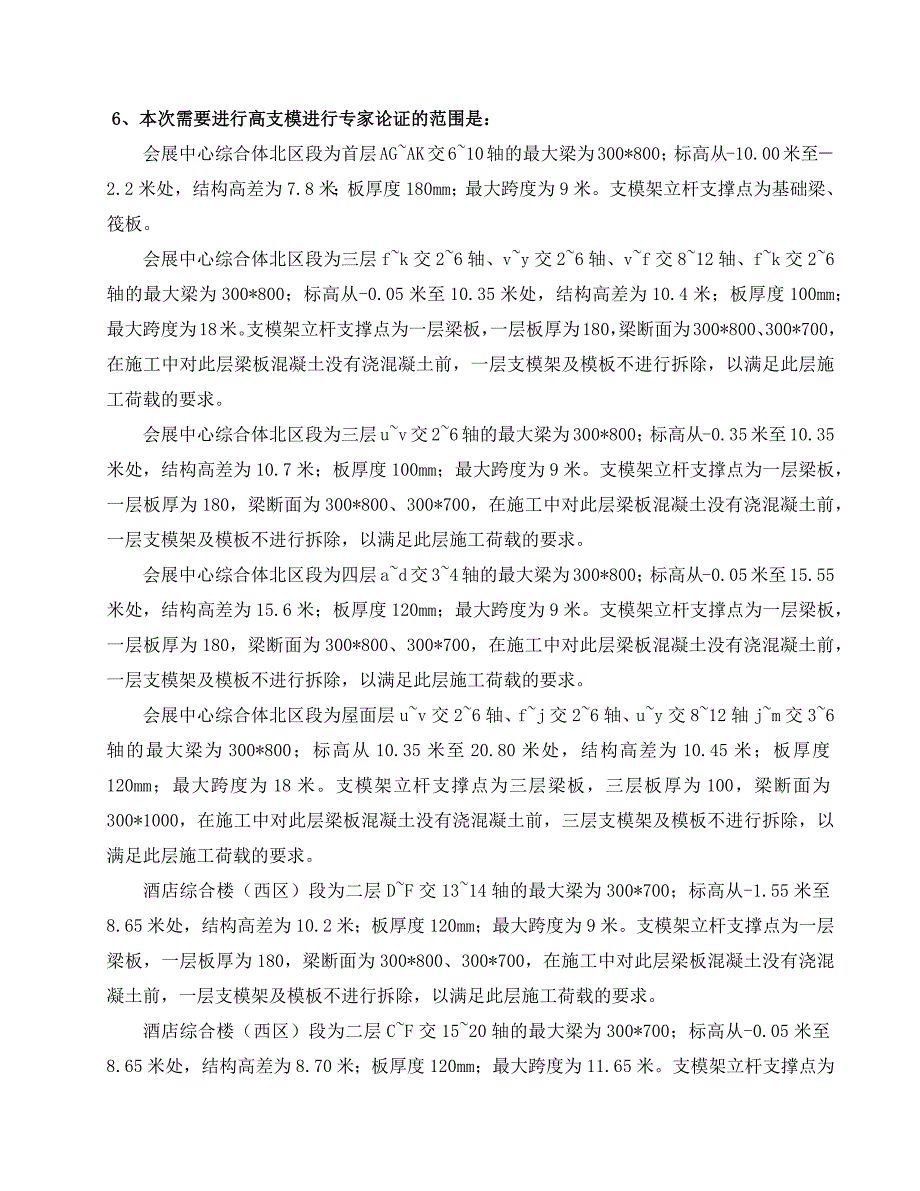 高大支模工程安全专项施工方案_第4页