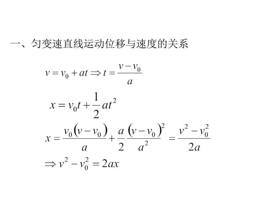 2.4匀变速直线运动的位移和速度关系及各推论_第4页