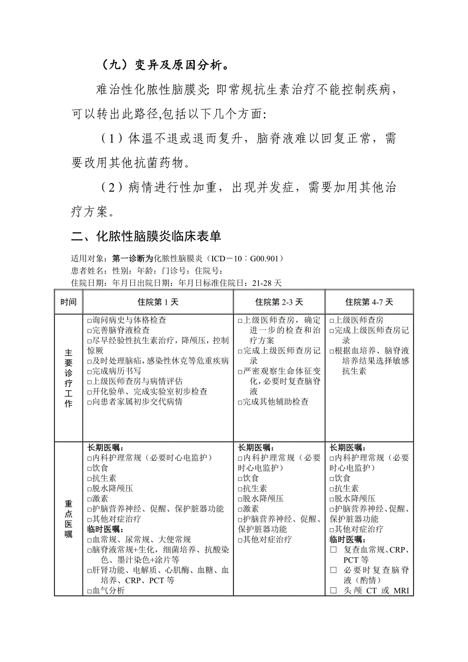 2016年最新化脓性脑膜炎诊断及治疗标准流程_第4页