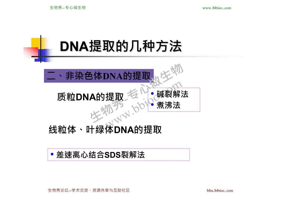 dna提取和常见问题分析及对策_第5页