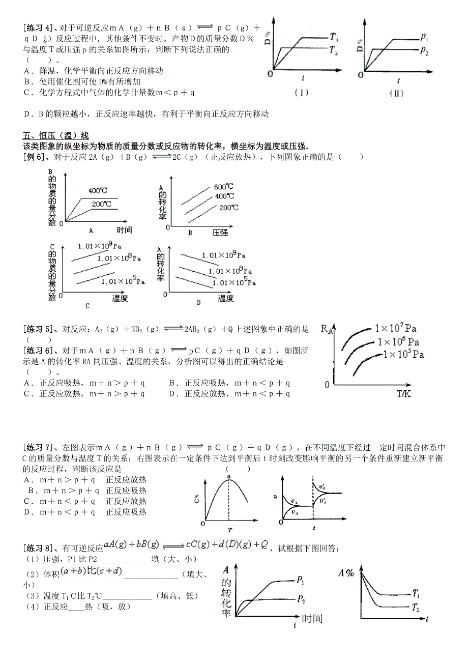 最 好的化学平衡图像总结_第3页