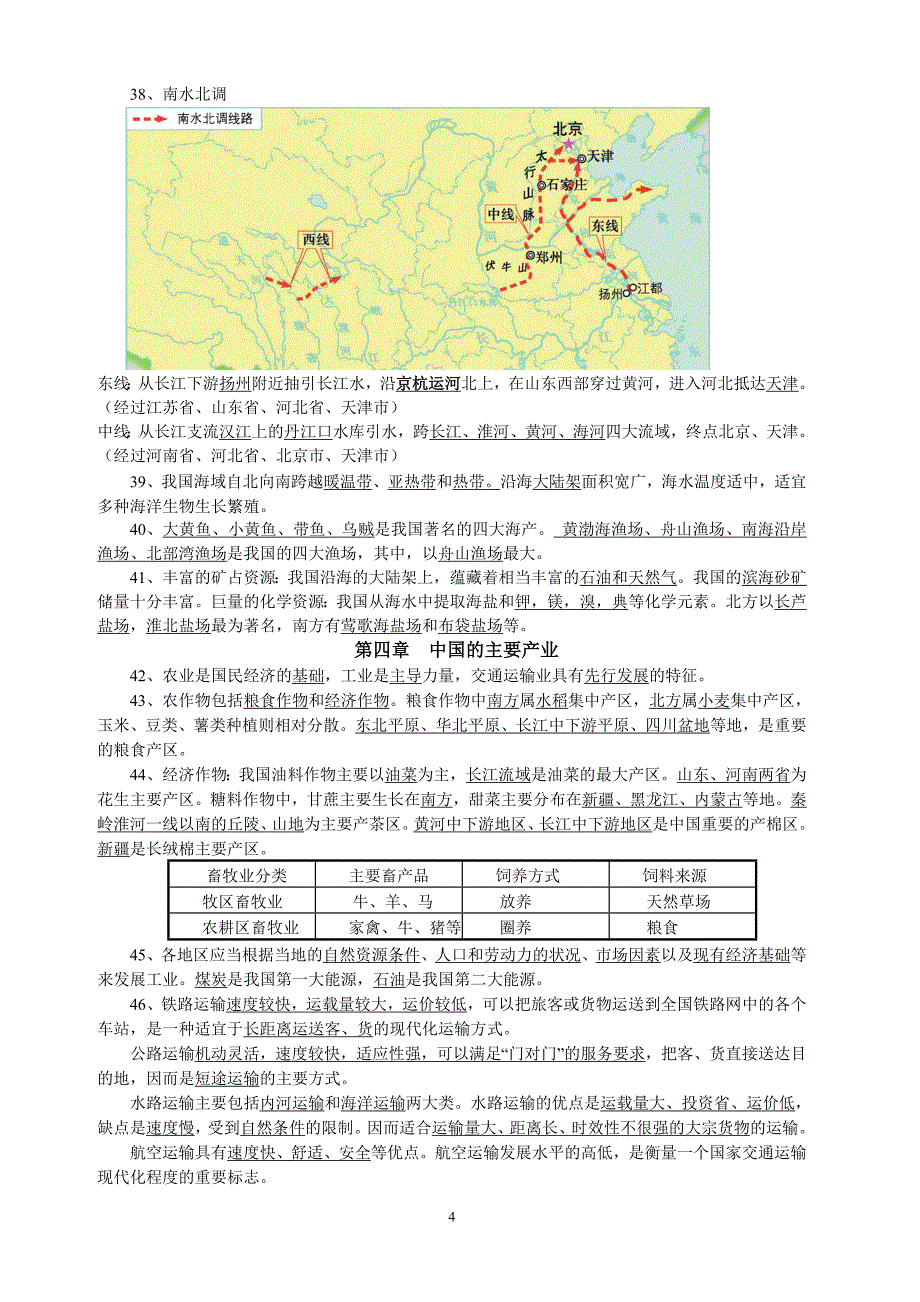 八年级地理上册复习知识点总结---湘教版_第4页