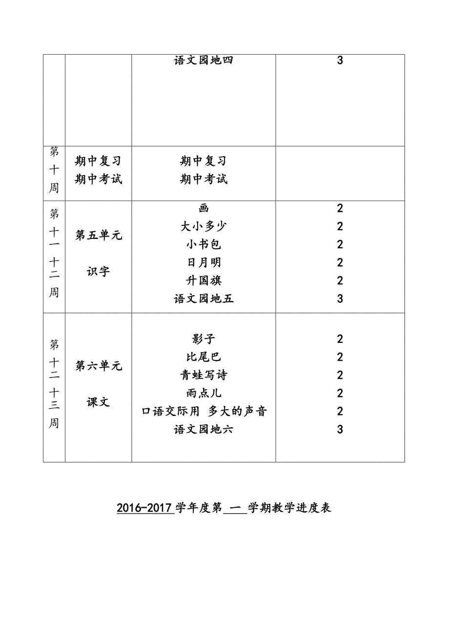 一年级上册语文全册教案(含教学反思)_第4页