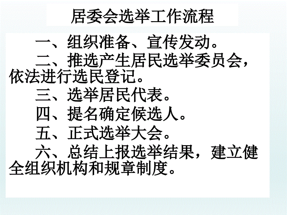 社区选举工作规程培训课件_第2页