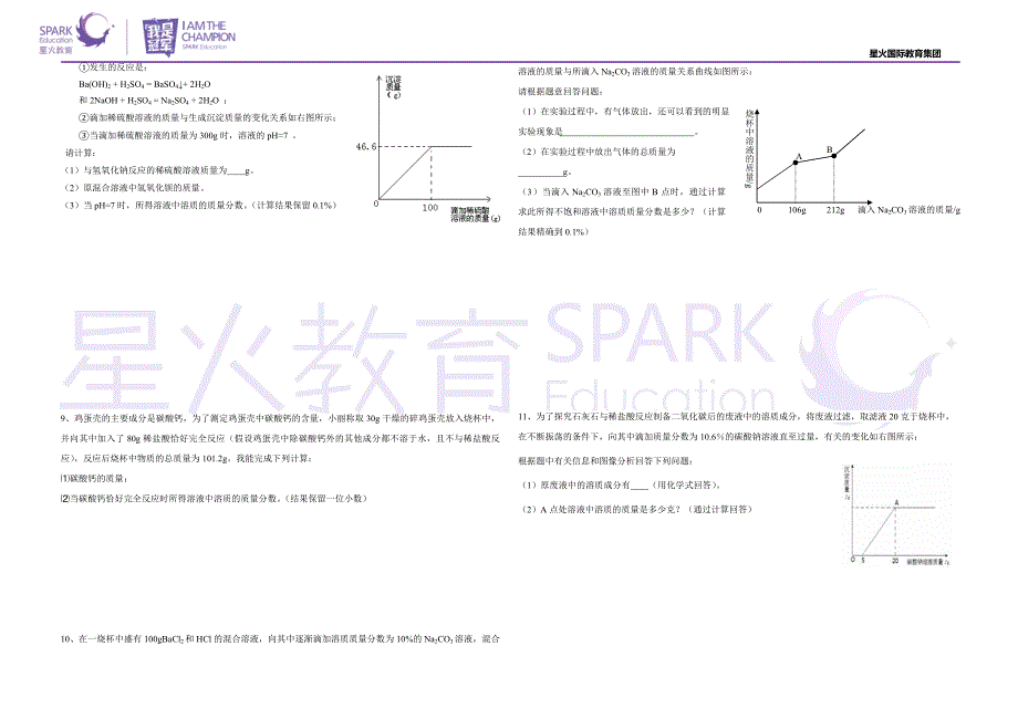 初三化学酸碱盐综合计算_第3页