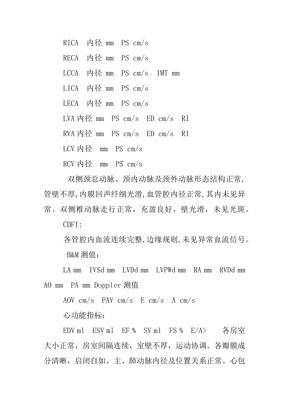 彩超报告模板下载_第4页