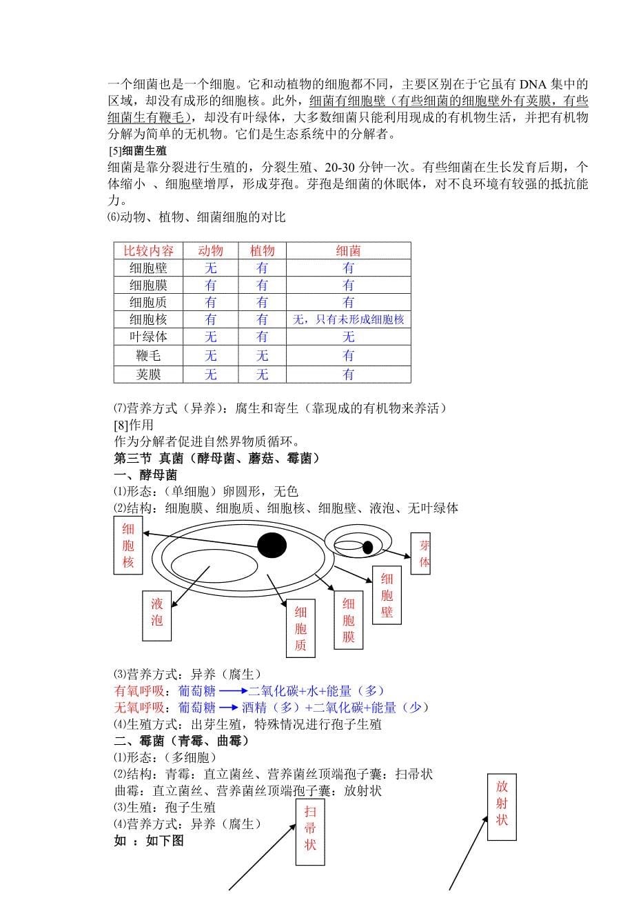 初二上册生物知识点总结_第5页