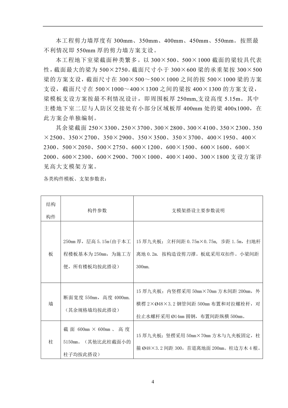 地下室模板及支架专项施工_第4页