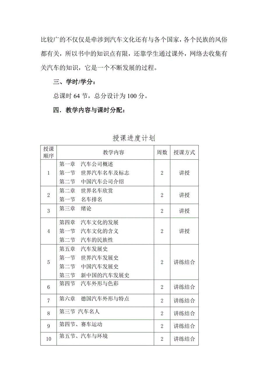 《汽车文化》教学计划_第2页