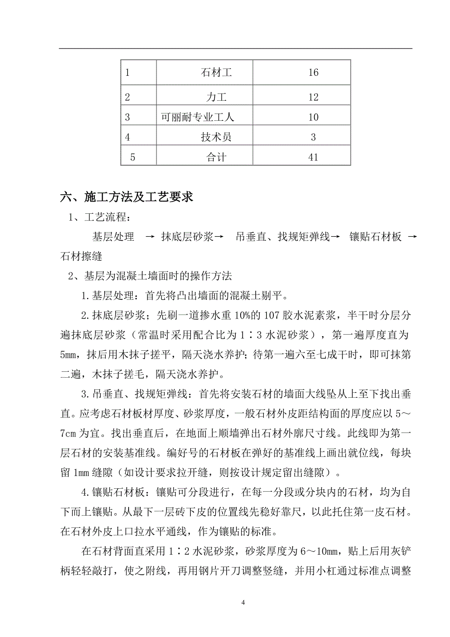 石材粘贴施工方案_第4页