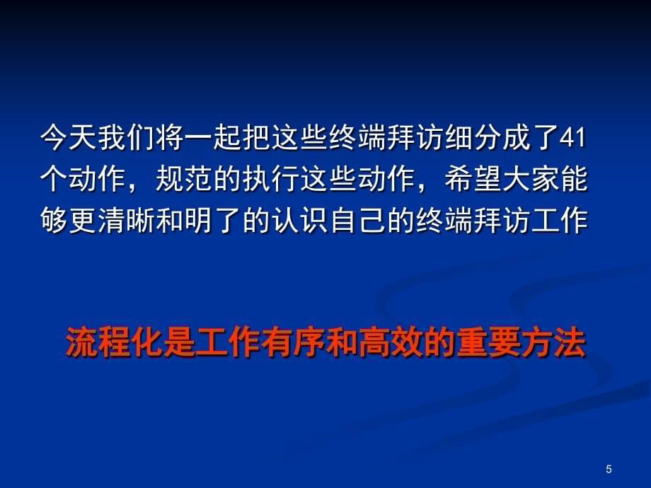 白酒业务人员终端拜访流程详解_第5页