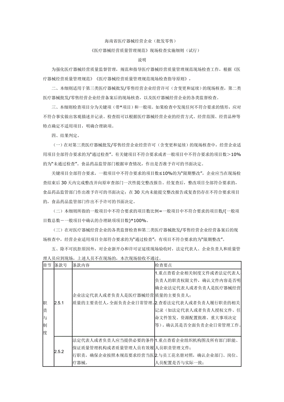 新版海南省医疗器械经营质量管理规范指导原则_第1页