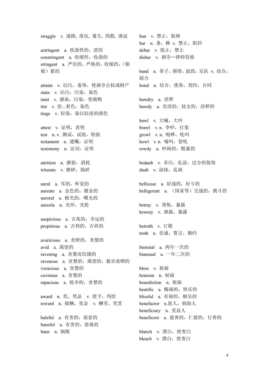 gre形似意近单词总汇_第4页