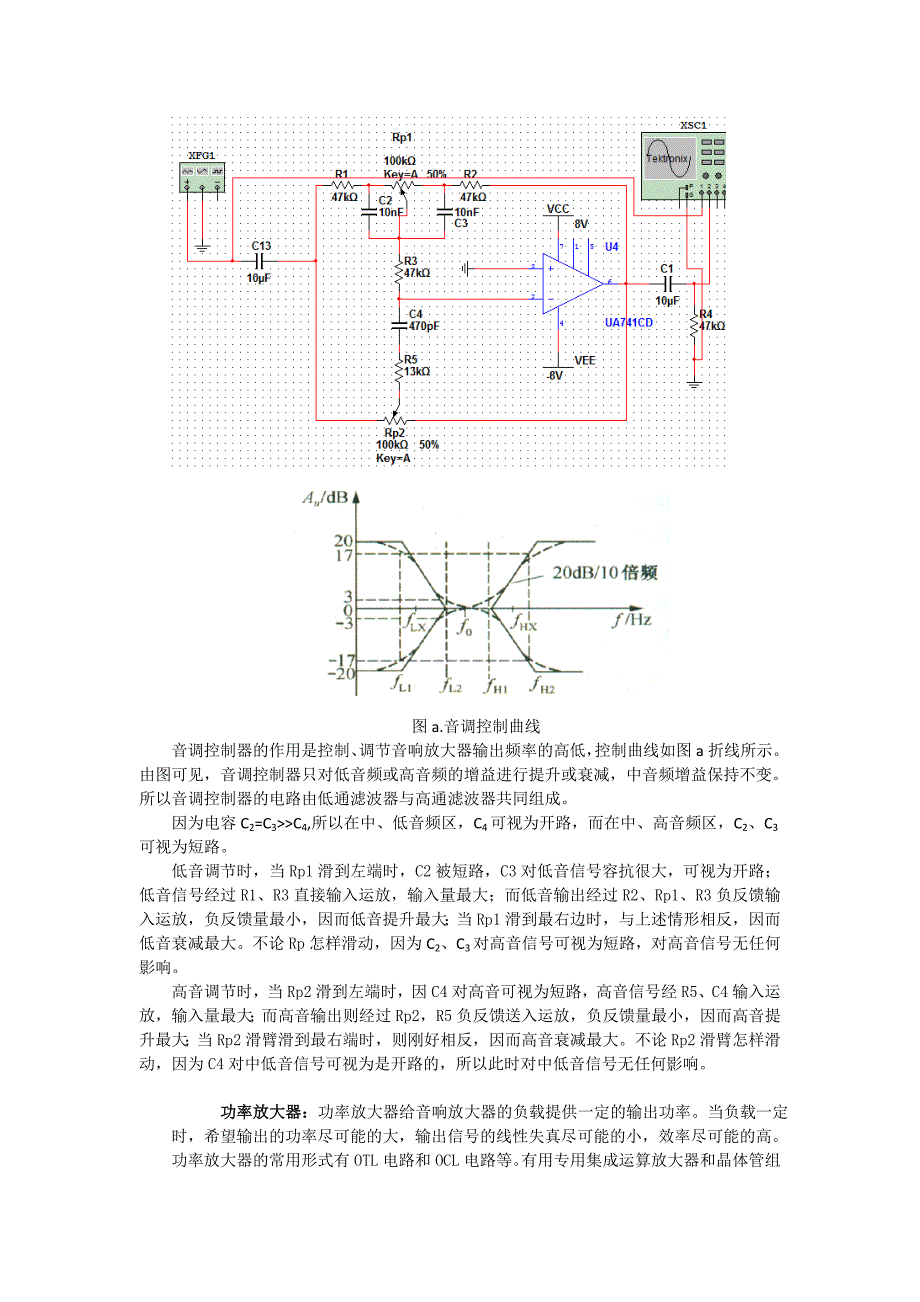 音响放大器设计-东南大学电子电路实践报告_第4页
