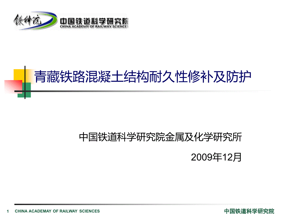 混凝土结构耐久性修补及防护技术_第1页