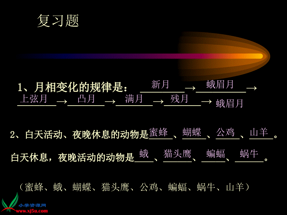 小学五年级科学上册《光的行进》课件_第1页