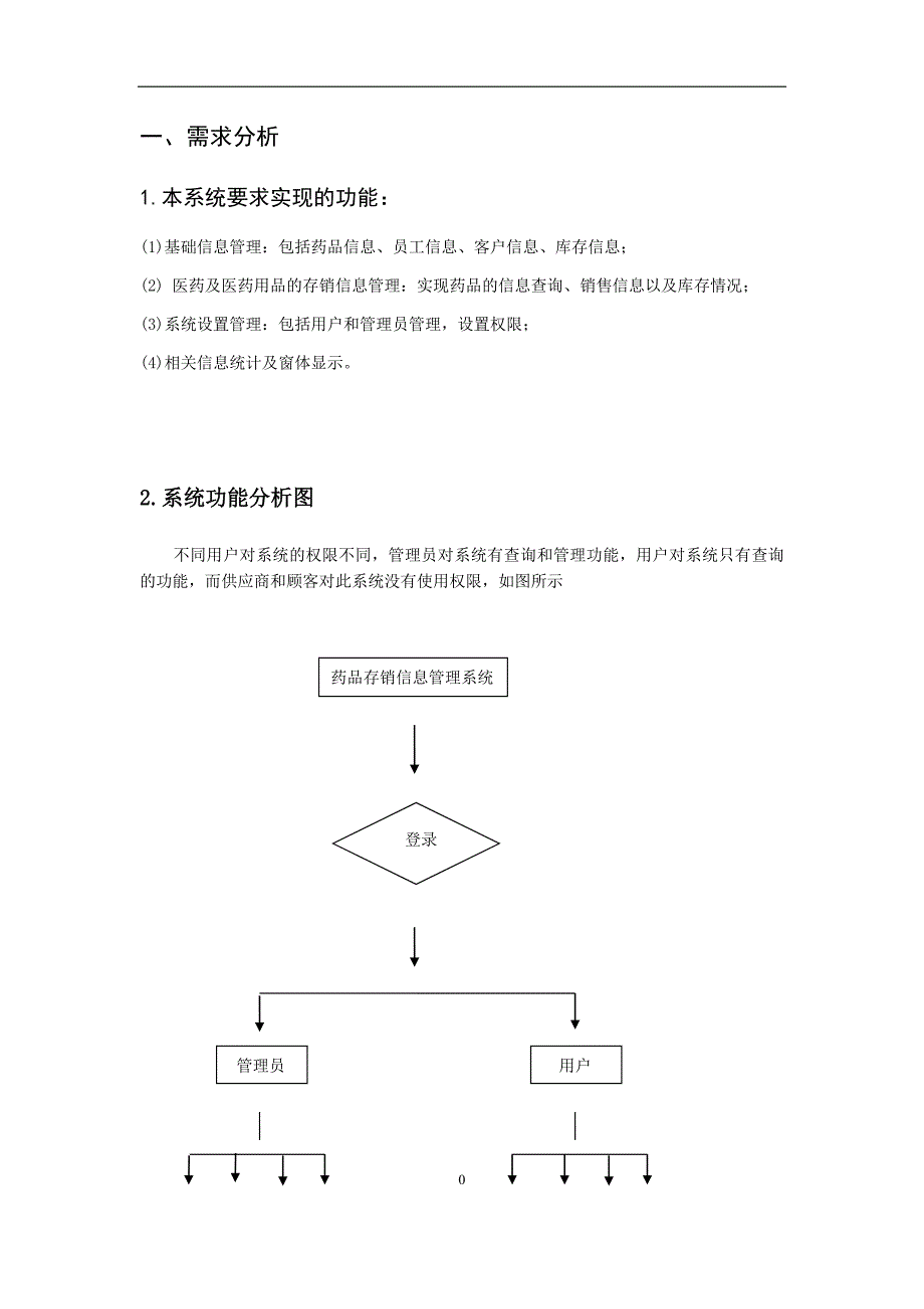 数据库课程设计(医药存销信息管理)_第4页