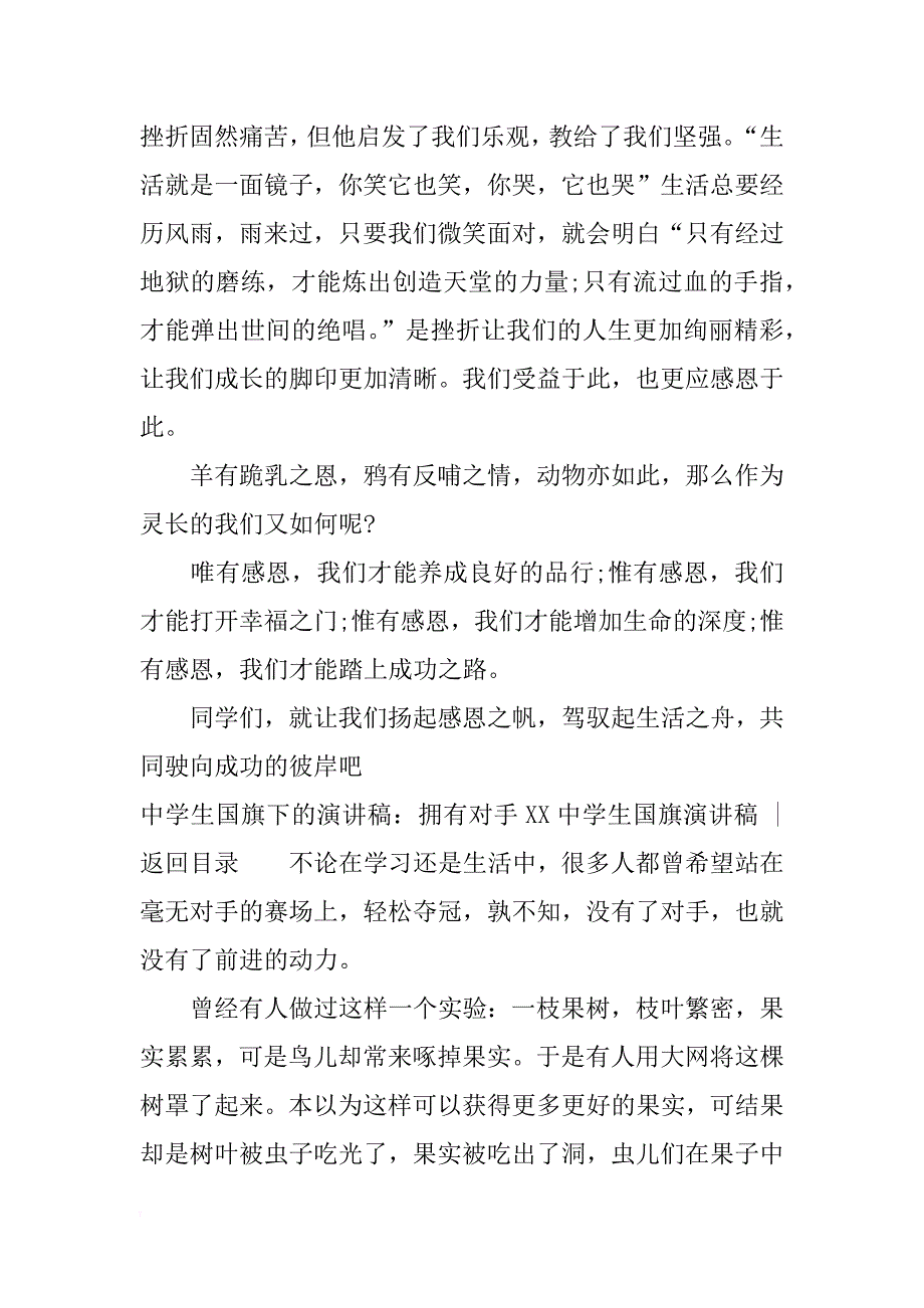 xx中学生国旗演讲稿(4篇)_第2页