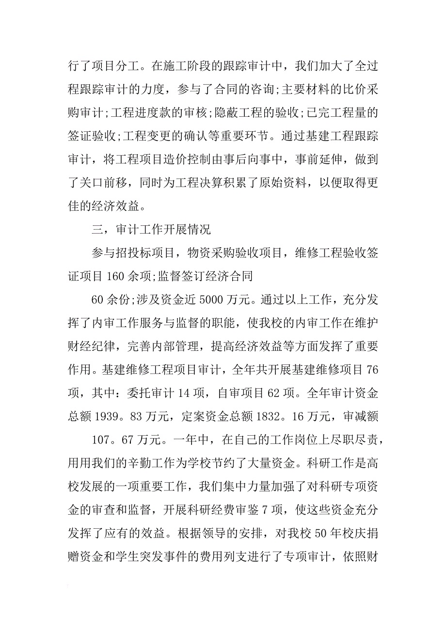 xx审计个人工作总结4篇_第2页