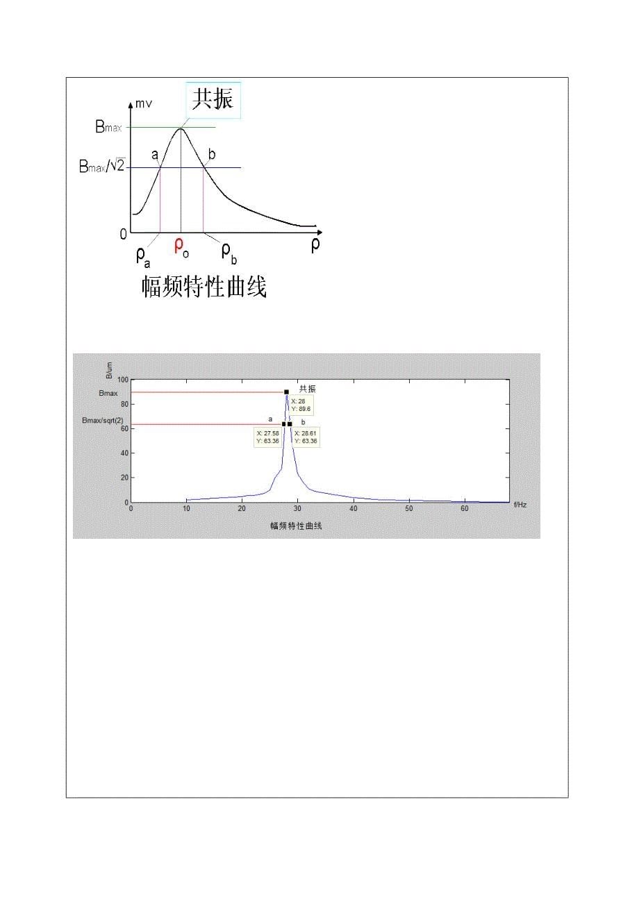 重庆大学理论力学自由衰减振动和强迫振动实验_第5页