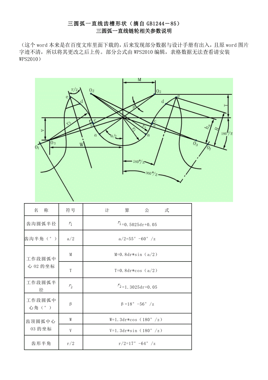 三圆弧一直线链轮画法_第1页