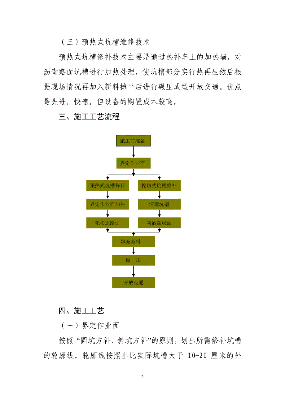 沥青路面坑槽施工工艺_第2页