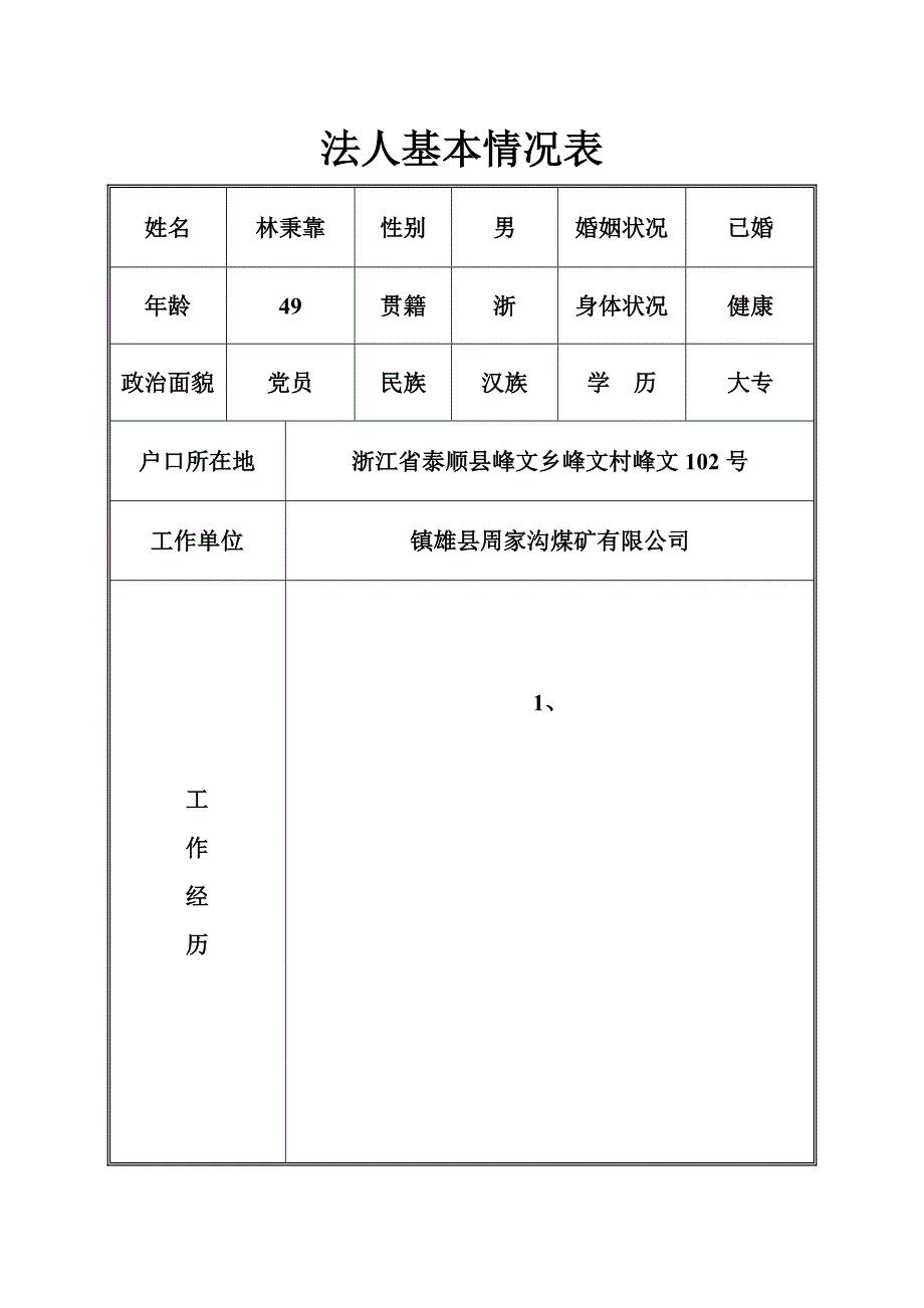 法人基本情况表_第1页