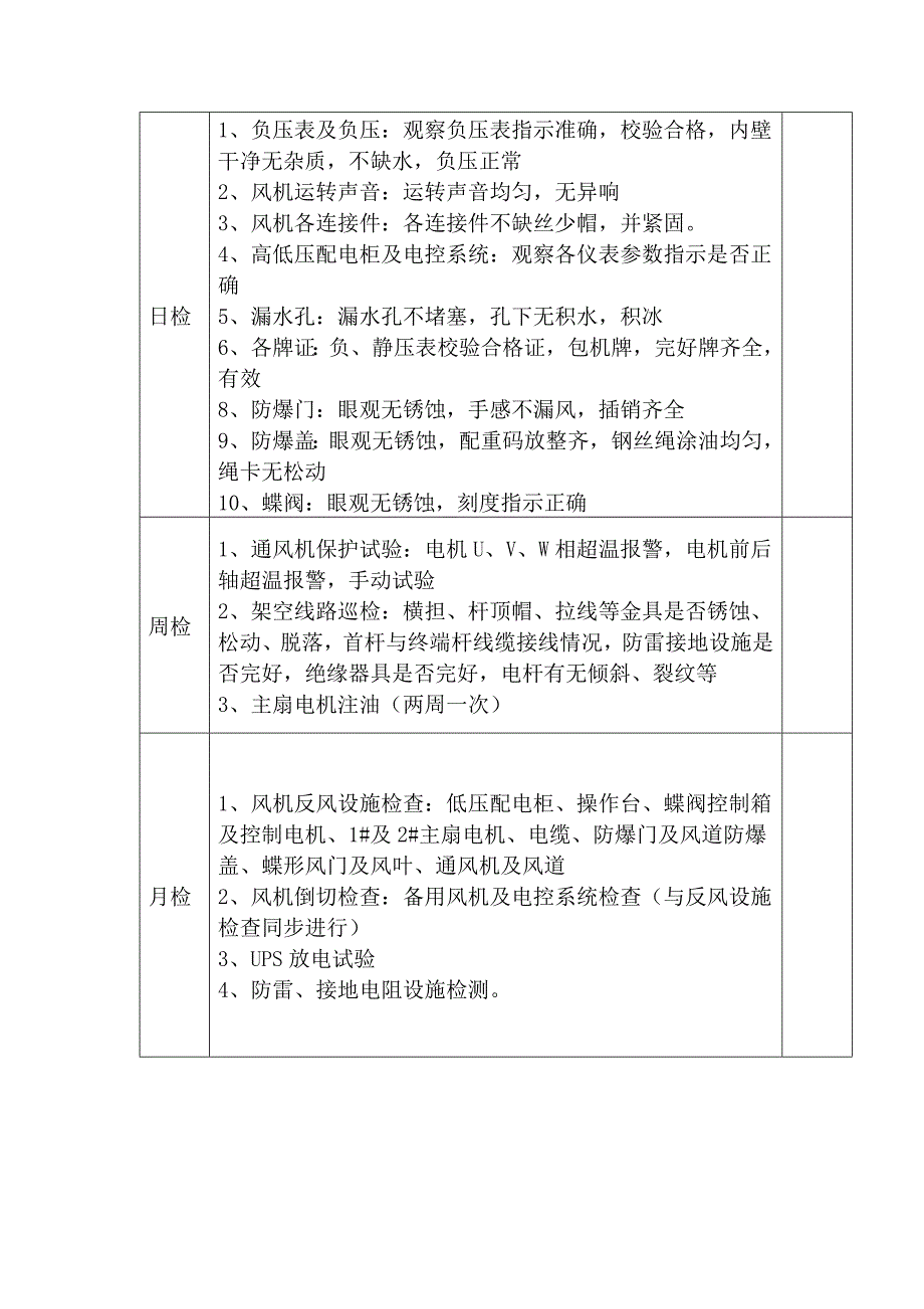 煤矿机电设备定期检修制度_第4页