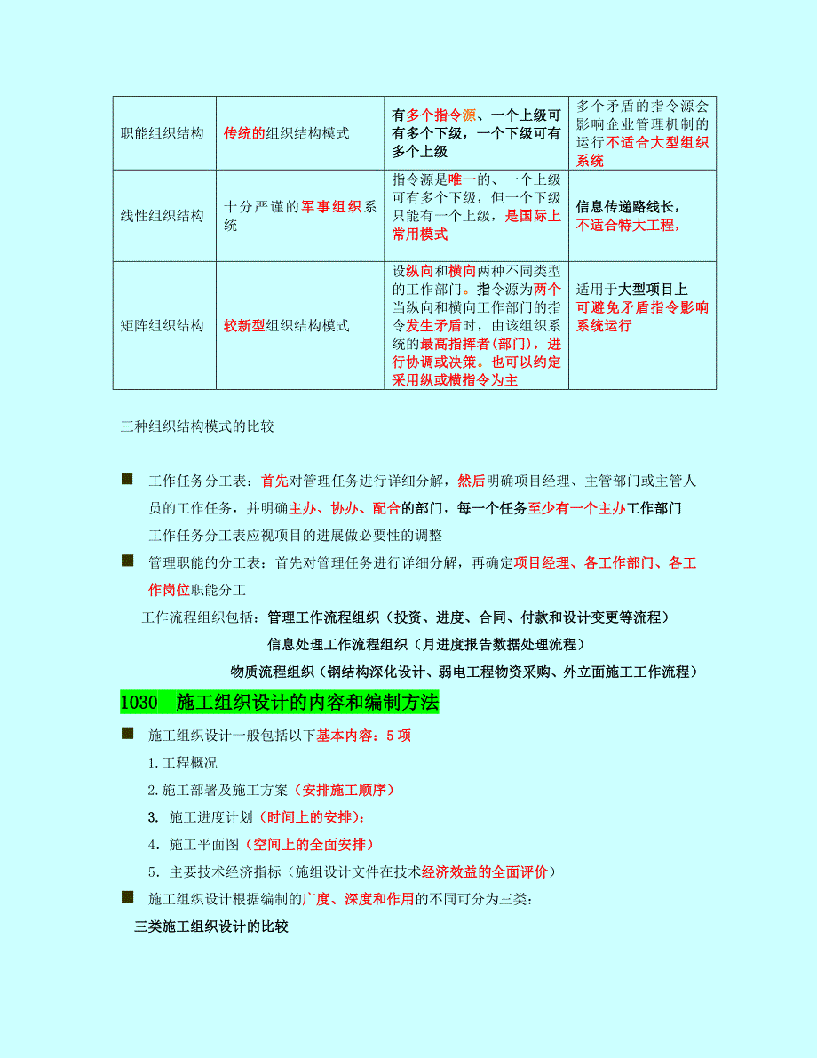 二建施工管理讲义及重点笔记_第4页