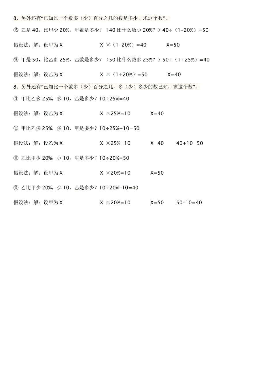 小学六年级百分数完整知识点_第3页