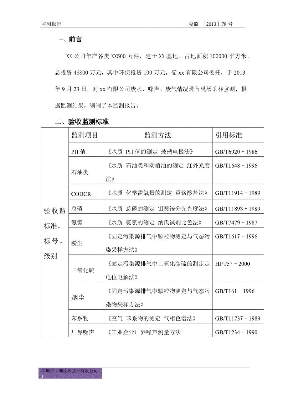 环境监测报告(废水废气噪声监测)验厂用_第3页