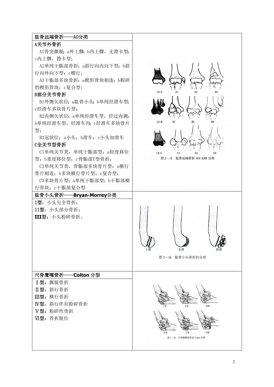 骨折分型参照表_第2页