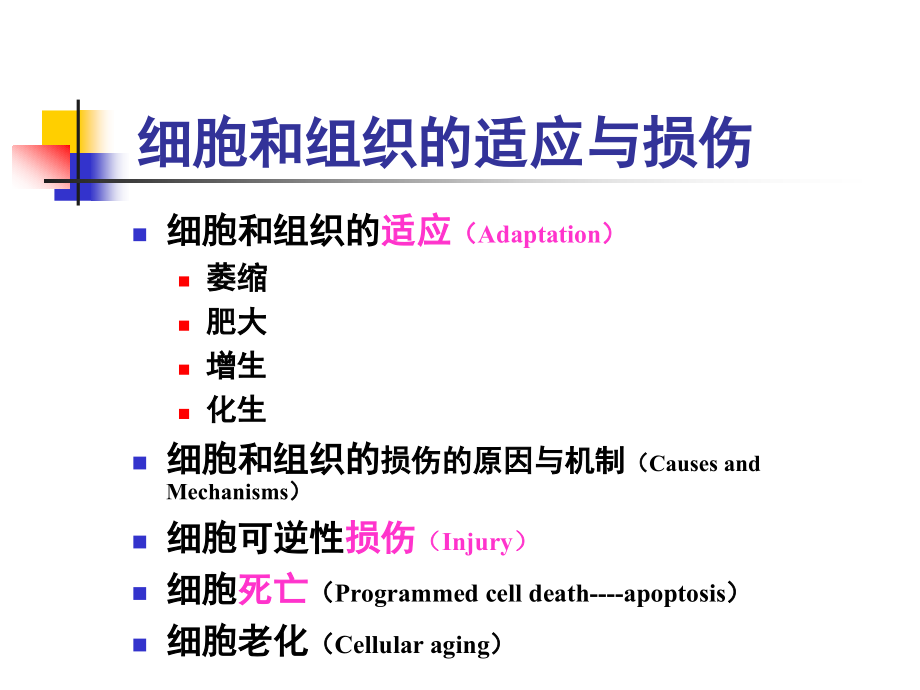 病理学细胞和组织适应与损伤_第2页